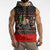 Sloth All I Want For Christmas Sleeveless Zip Hoodie Xmas Holiday Patterns - Wonder Print Shop