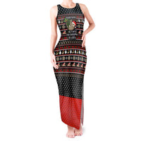 Sloth All I Want For Christmas Tank Maxi Dress Xmas Holiday Patterns - Wonder Print Shop