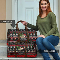 Sloth All I Want For Christmas Travel Bag Xmas Holiday Patterns - Wonder Print Shop