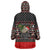 Sloth All I Want For Christmas Wearable Blanket Hoodie Xmas Holiday Patterns - Wonder Print Shop