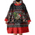 Sloth All I Want For Christmas Wearable Blanket Hoodie Xmas Holiday Patterns - Wonder Print Shop
