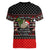 Sloth All I Want For Christmas Women V-Neck T-Shirt Xmas Holiday Patterns - Wonder Print Shop