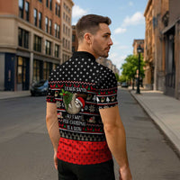 Sloth All I Want For Christmas Zipper Polo Shirt Xmas Holiday Patterns - Wonder Print Shop