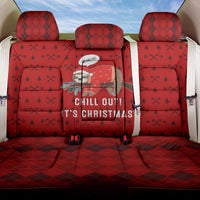 Sloth Chill Out Christmas Back Car Seat Cover Xmas Holiday Patterns - Wonder Print Shop