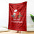 Sloth Chill Out Christmas Blanket Xmas Holiday Patterns - Wonder Print Shop