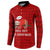 Sloth Chill Out Christmas Button Sweatshirt Xmas Holiday Patterns - Wonder Print Shop