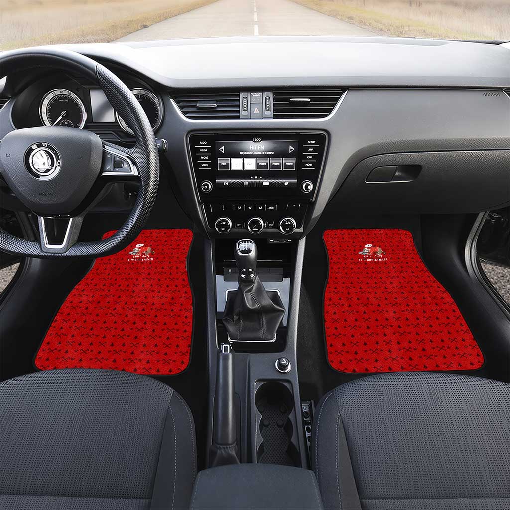 Sloth Chill Out Christmas Car Mats Xmas Holiday Patterns - Wonder Print Shop