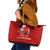 Sloth Chill Out Christmas Leather Tote Bag Xmas Holiday Patterns - Wonder Print Shop