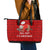 Sloth Chill Out Christmas Leather Tote Bag Xmas Holiday Patterns - Wonder Print Shop