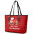 Sloth Chill Out Christmas Leather Tote Bag Xmas Holiday Patterns - Wonder Print Shop