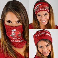 Sloth Chill Out Christmas Neck Gaiter Xmas Holiday Patterns - Wonder Print Shop