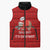 Sloth Chill Out Christmas Sleeveless Puffer Jacket Xmas Holiday Patterns - Wonder Print Shop