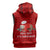 Sloth Chill Out Christmas Sleeveless Zip Hoodie Xmas Holiday Patterns - Wonder Print Shop