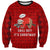 Sloth Chill Out Christmas Sweatshirt Xmas Holiday Patterns - Wonder Print Shop