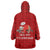Sloth Chill Out Christmas Wearable Blanket Hoodie Xmas Holiday Patterns - Wonder Print Shop