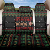 Sloth Keep Sleeping Christmas Back Car Seat Cover Xmas Holiday Patterns - Wonder Print Shop