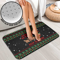 Sloth Keep Sleeping Christmas Bathroom Set Xmas Holiday Patterns - Wonder Print Shop