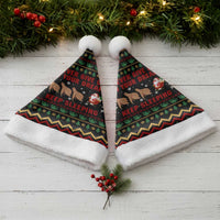 Sloth Keep Sleeping Christmas Santa Hat Xmas Holiday Patterns - Wonder Print Shop