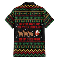 Sloth Keep Sleeping Christmas Hawaiian Shirt Xmas Holiday Patterns - Wonder Print Shop