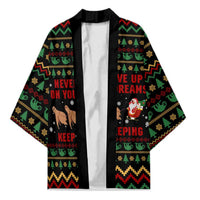 Sloth Keep Sleeping Christmas Kimono Xmas Holiday Patterns - Wonder Print Shop