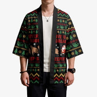 Sloth Keep Sleeping Christmas Kimono Xmas Holiday Patterns - Wonder Print Shop