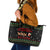 Sloth Keep Sleeping Christmas Leather Tote Bag Xmas Holiday Patterns - Wonder Print Shop