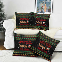 Sloth Keep Sleeping Christmas Pillow Cover Xmas Holiday Patterns - Wonder Print Shop