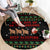 Sloth Keep Sleeping Christmas Round Carpet Xmas Holiday Patterns - Wonder Print Shop