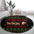 Sloth Keep Sleeping Christmas Round Carpet Xmas Holiday Patterns - Wonder Print Shop