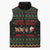 Sloth Keep Sleeping Christmas Sleeveless Puffer Jacket Xmas Holiday Patterns - Wonder Print Shop
