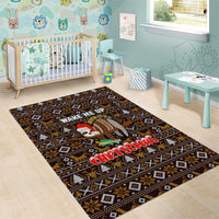 Sloth Wake Me Up Christmas Area Rug Xmas Holiday Patterns - Wonder Print Shop