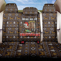 Sloth Wake Me Up Christmas Back Car Seat Cover Xmas Holiday Patterns - Wonder Print Shop