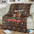 Sloth Wake Me Up Christmas Blanket Xmas Holiday Patterns - Wonder Print Shop