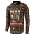 Sloth Wake Me Up Christmas Button Sweatshirt Xmas Holiday Patterns - Wonder Print Shop