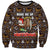 Sloth Wake Me Up Christmas Sweatshirt Xmas Holiday Patterns - Wonder Print Shop