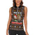 Sloth Wake Me Up Christmas Women Sleeveless Polo Shirt Xmas Holiday Patterns - Wonder Print Shop