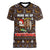 Sloth Wake Me Up Christmas Women V-Neck T-Shirt Xmas Holiday Patterns - Wonder Print Shop