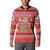 Snowman Let It Snow Christmas Button Sweatshirt Xmas Holiday Patterns - Wonder Print Shop