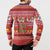 Snowman Let It Snow Christmas Button Sweatshirt Xmas Holiday Patterns - Wonder Print Shop