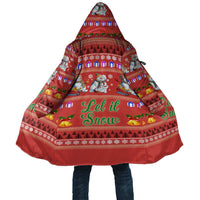Snowman Let It Snow Christmas Cloak Xmas Holiday Patterns - Wonder Print Shop