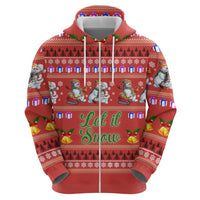 Snowman Let It Snow Christmas Hoodie Xmas Holiday Patterns - Wonder Print Shop