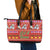 Snowman Let It Snow Christmas Leather Tote Bag Xmas Holiday Patterns - Wonder Print Shop