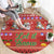 Snowman Let It Snow Christmas Round Carpet Xmas Holiday Patterns - Wonder Print Shop
