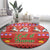 Snowman Let It Snow Christmas Round Carpet Xmas Holiday Patterns - Wonder Print Shop