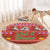 Snowman Let It Snow Christmas Round Carpet Xmas Holiday Patterns - Wonder Print Shop