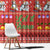 Snowman Let It Snow Christmas Window Curtain Xmas Holiday Patterns - Wonder Print Shop