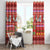 Snowman Let It Snow Christmas Window Curtain Xmas Holiday Patterns - Wonder Print Shop
