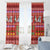 Snowman Let It Snow Christmas Window Curtain Xmas Holiday Patterns - Wonder Print Shop