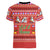 Snowman Let It Snow Christmas Women V-Neck T-Shirt Xmas Holiday Patterns - Wonder Print Shop