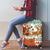 Iran Christmas Luggage Cover with Santa Sleigh Reindeer Map and Green Red Snowflake Pattern - Wonder Print Shop
